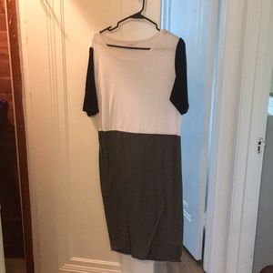 Lularoe Julia Large Tri-color panel Dress